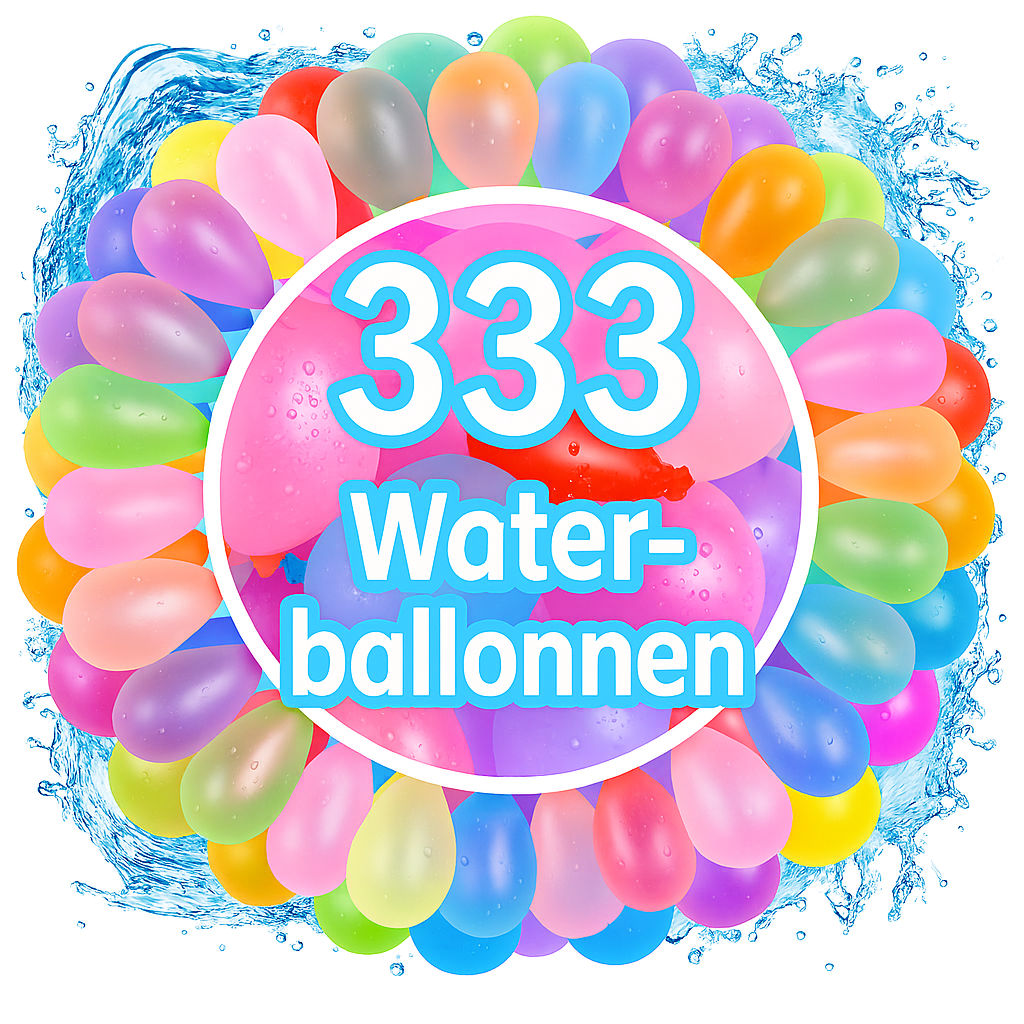 Waterballonnen - Zelfsluitende Waterballonnen - Waterspeelgoed - Waterspeelgoed voor Buiten - Speelgoed - Duurzaam - 333 Stuks
