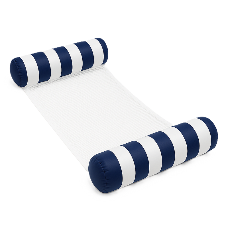 Waterhangmat 2-zijdig Streep - Donkerblauw