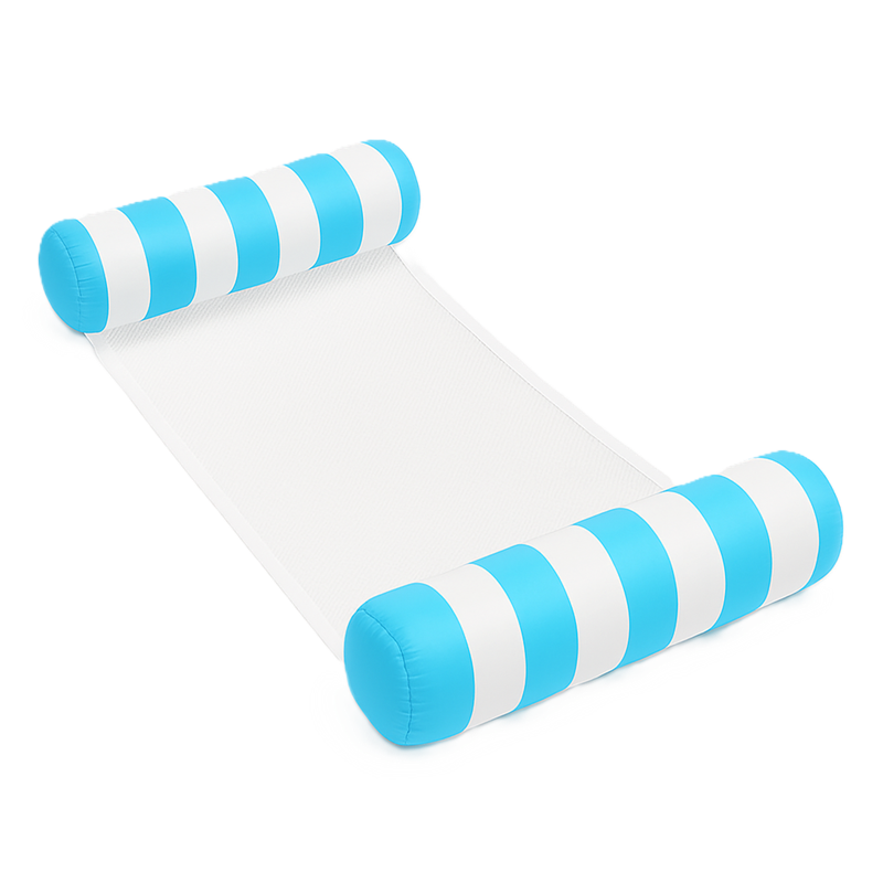 Waterhangmat 2-zijdig Streep - Lichtblauw