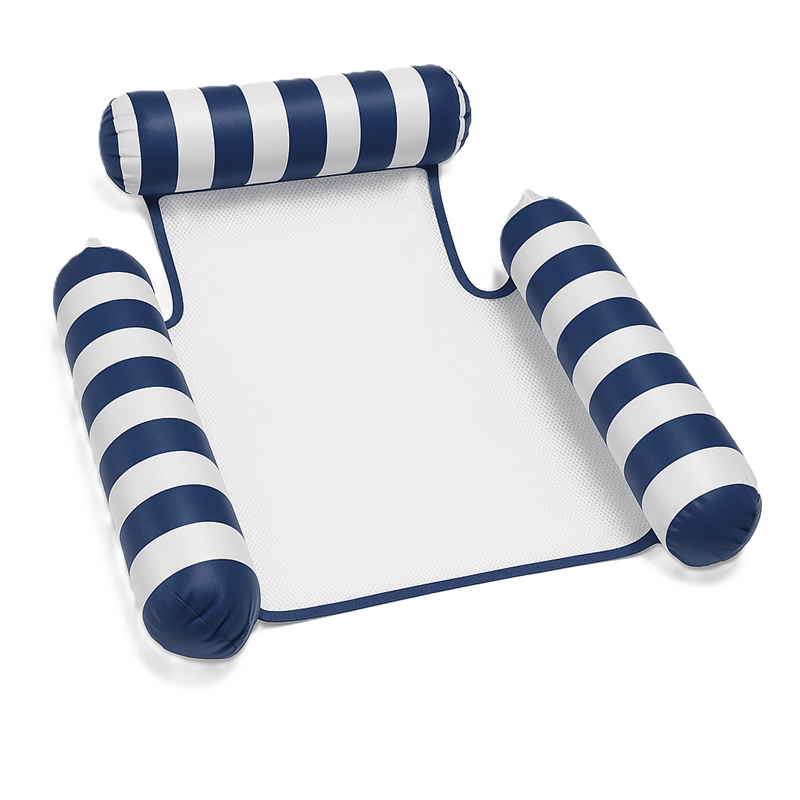 Waterhangmat 3-zijdig Streep - Donkerblauw