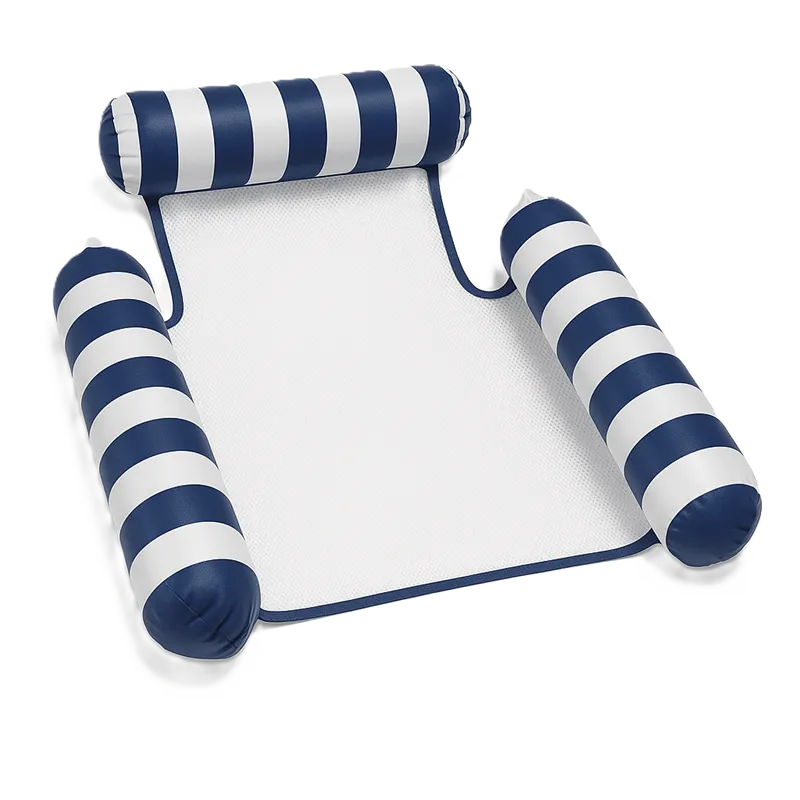 Waterhangmat 3-zijdig Streep - Donkerblauw