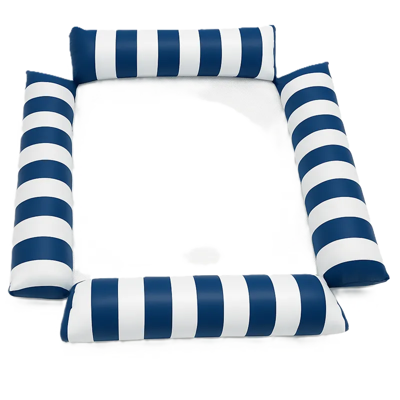 Waterhangmat 4-zijdig Streep - Donkerblauw