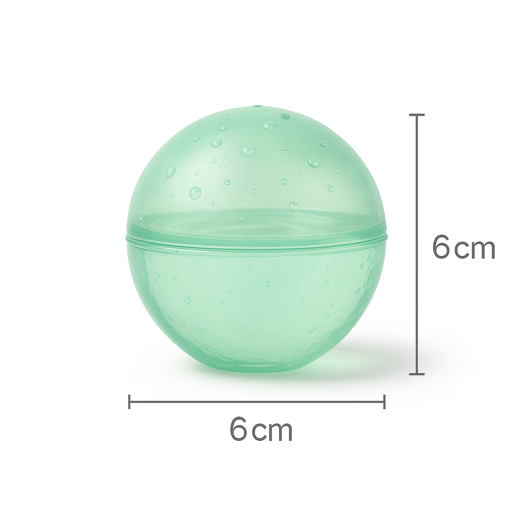 6x Waterballonnen - Herbruikbare Waterballonnen - Zelfsluitende Waterballonnen - Navulbaar - Waterspeelgoed - Waterspeelgoed voor Buiten - Speelgoed - Duurzaam - 6 Stuks