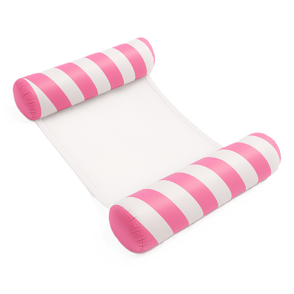 Waterhangmat - Twee Zijden - Diagonale Streep - Roze