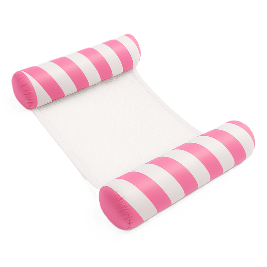 Waterhangmat - Twee Zijden - Diagonale Streep - Roze