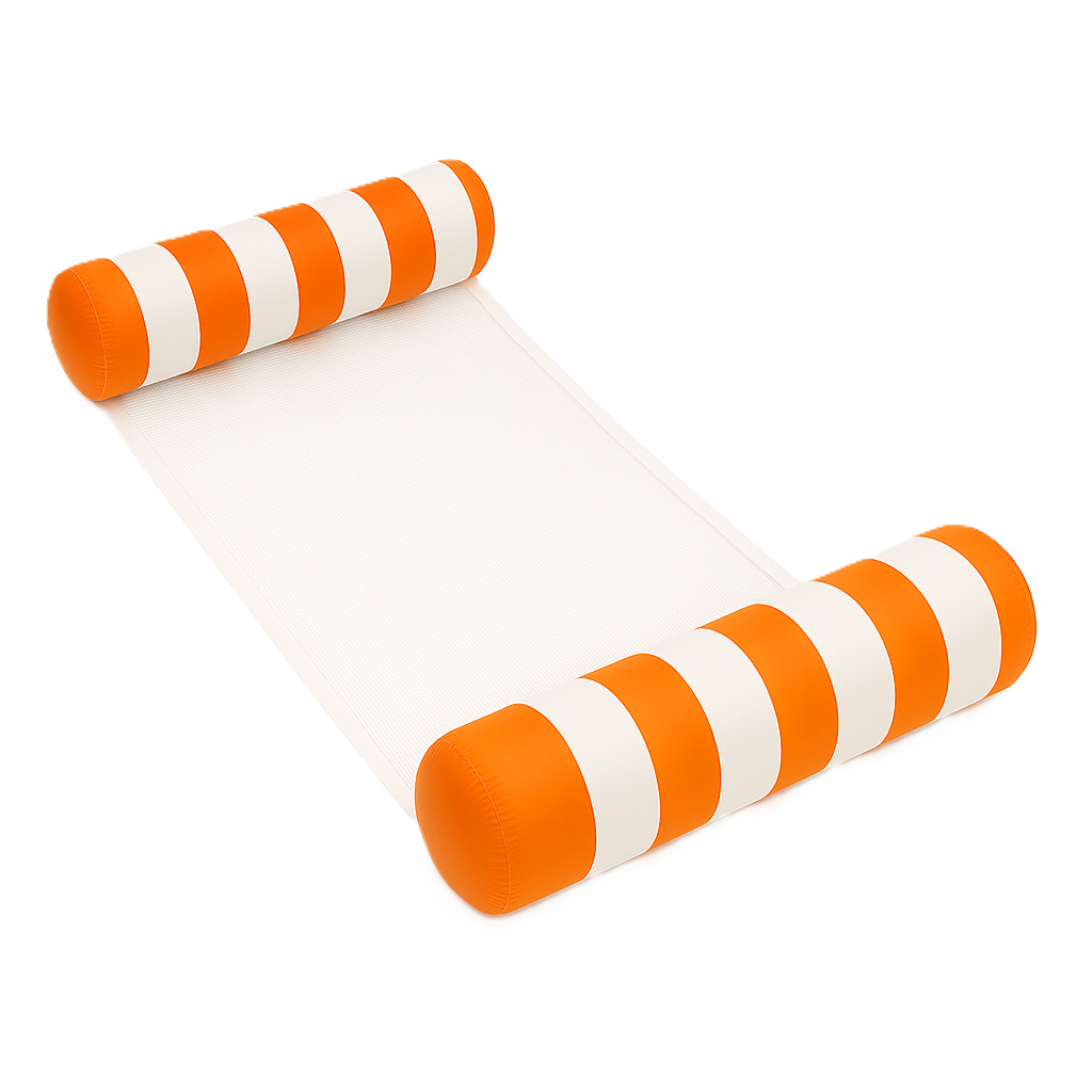 Waterhangmat - Twee Zijden - Streep - Oranje