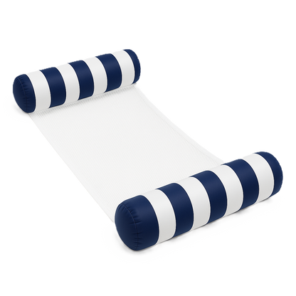 Waterhangmat - Twee Zijden - Streep - Donkerblauw