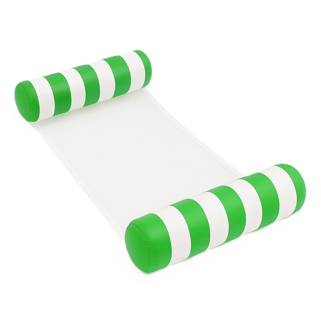 Waterhangmat - Twee Zijden - Streep - Groen