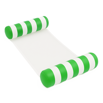 Waterhangmat - Twee Zijden - Streep - Groen