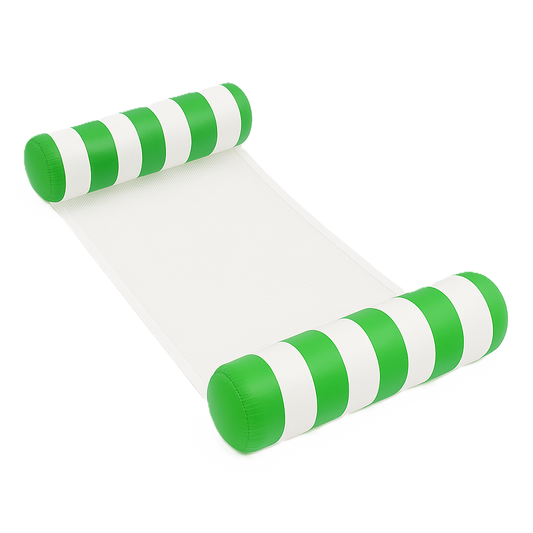 Waterhangmat - Twee Zijden - Streep - Groen