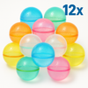 12x Waterballonnen - Herbruikbare Waterballonnen - Zelfsluitende Waterballonnen - Navulbaar - Waterspeelgoed - Waterspeelgoed voor Buiten - Speelgoed - Duurzaam - 12 Stuks