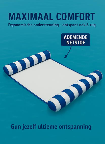 Waterhangmat - Twee Zijden - XXL Twee persoons - Donkerblauw