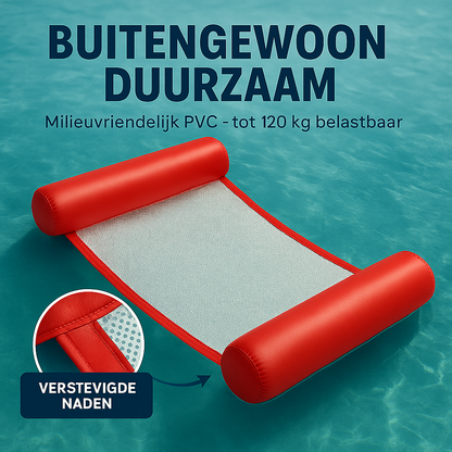 Waterhangmat - Twee Zijden - Effen - Rood