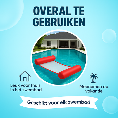 Waterhangmat - Twee Zijden - Effen - Rood