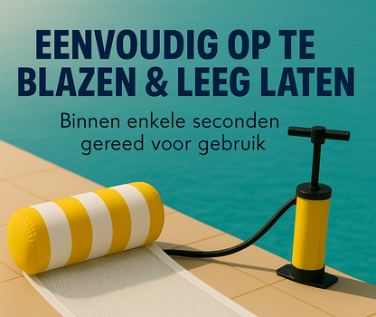 Waterhangmat - Twee Zijden - Streep - Geel