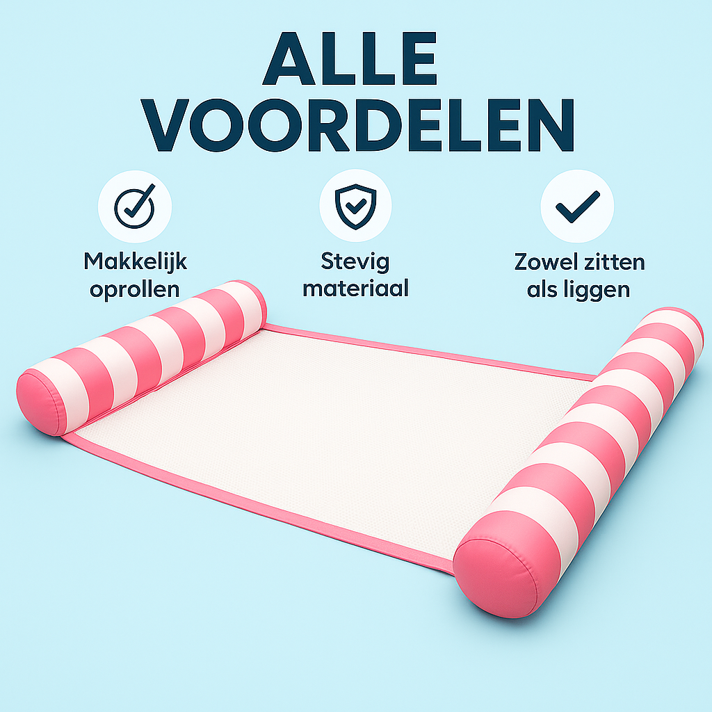 Waterhangmat - Twee Zijden - XXL Twee persoons - Roze