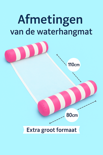 Waterhangmat - Twee Zijden - Streep - Roze
