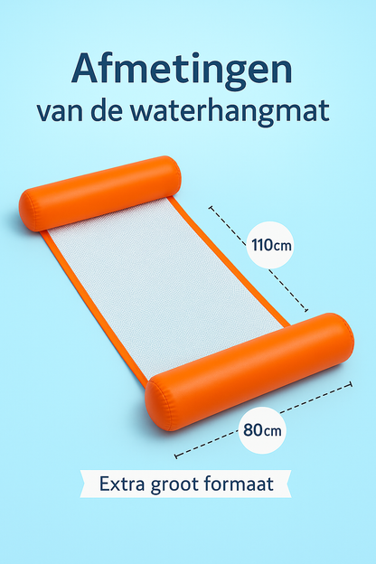 Waterhangmat - Twee Zijden - Effen - Oranje