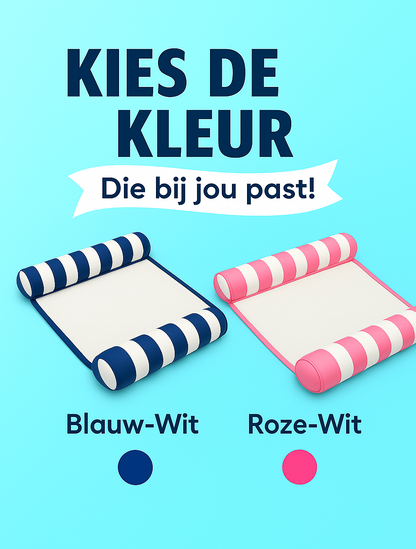 Waterhangmat - Twee Zijden - XXL Twee persoons - Donkerblauw