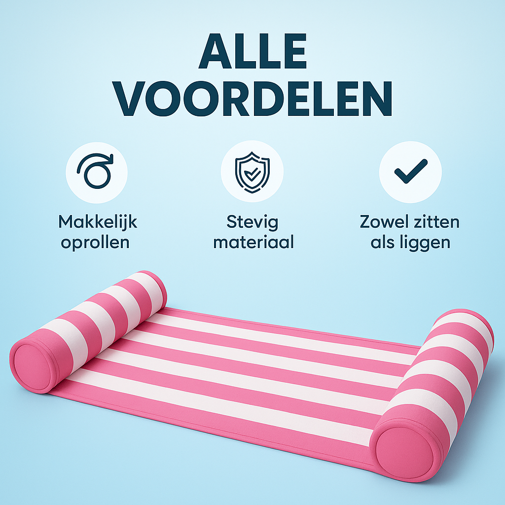 Waterhangmat - Twee Zijden - Luxe Waterhangmat- Roze