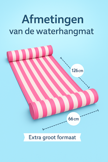 Waterhangmat - Twee Zijden - Luxe Waterhangmat- Roze