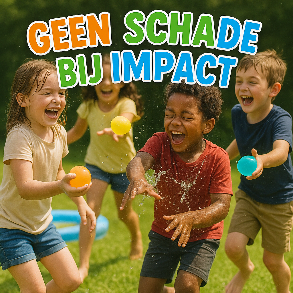 6x Waterballonnen - Herbruikbare Waterballonnen - Zelfsluitende Waterballonnen - Navulbaar - Waterspeelgoed - Waterspeelgoed voor Buiten - Speelgoed - Duurzaam - 6 Stuks