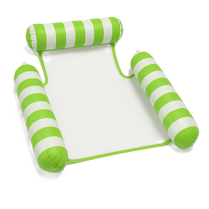 Waterhangmat - Drie Zijden - Streep - Groen