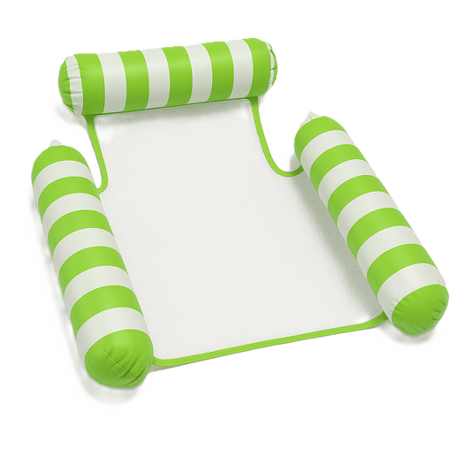 Waterhangmat - Drie Zijden - Streep - Groen