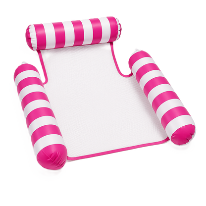 Waterhangmat - Drie Zijden - Streep - Roze